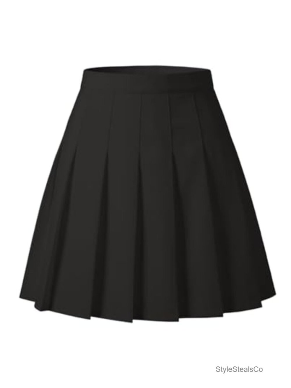 Pleated Mini Skirt High Waisted A-Line Casual Tennis Skort